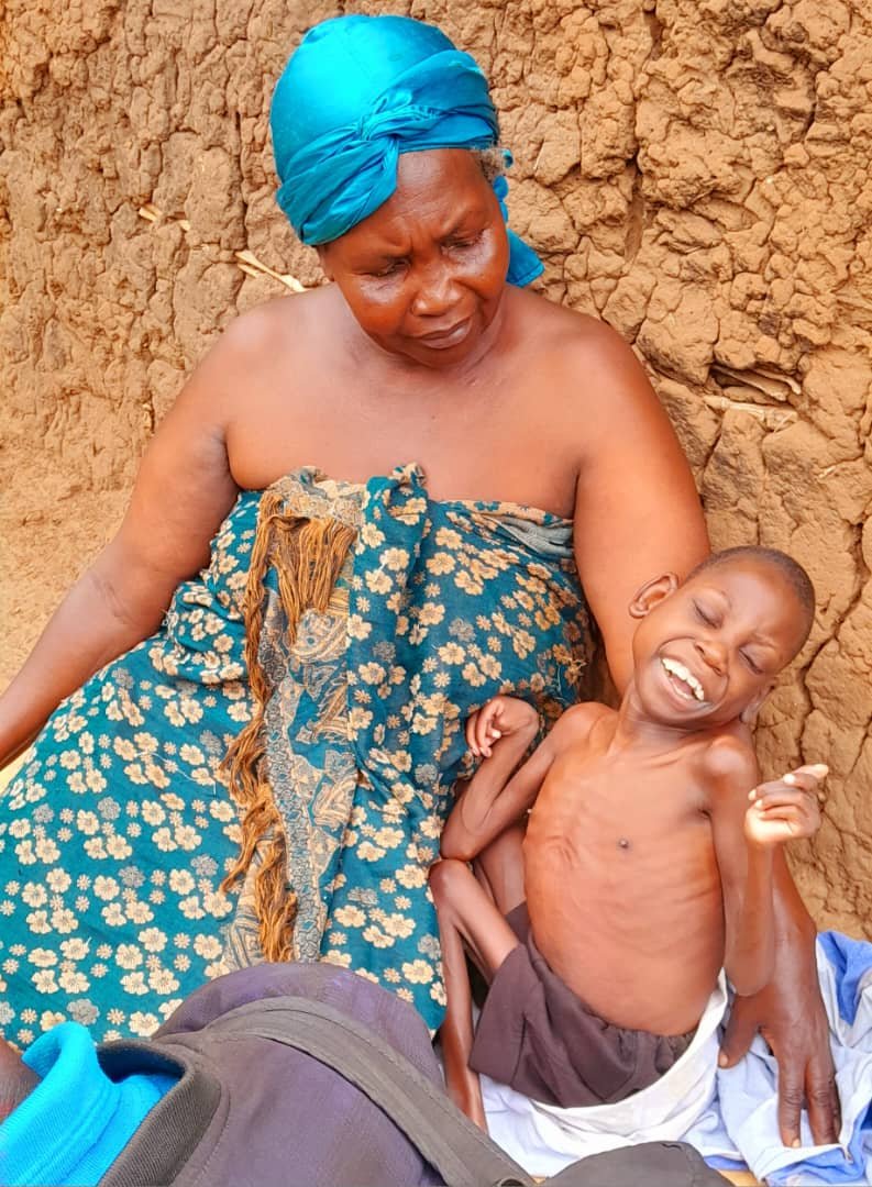 Volunteers building ramp
